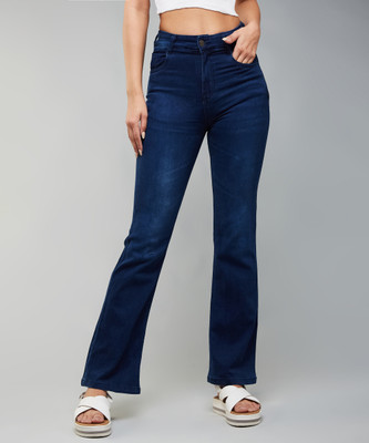 DOLCE CRUDO Flared Women Blue Jeans