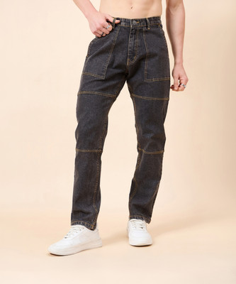 STUDIO NEXX Loose Fit Men Dark Grey Jeans