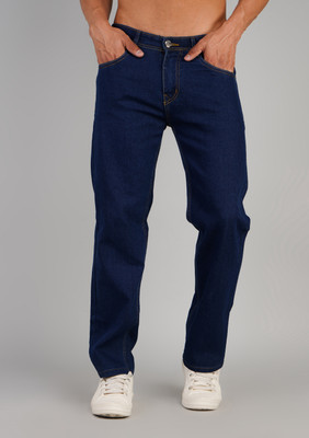 Wanted Straight Fit Men Dark Blue Jeans