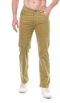 FLAKED Straight Fit Men Beige Jeans