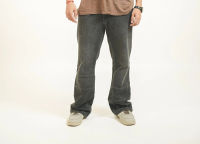 DND Loose Fit Men Dark Grey Jeans