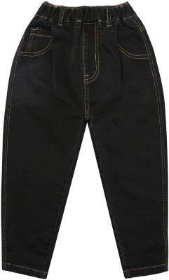 KOTTY Jogger Fit Boys Black Jeans