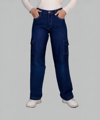 zayla Boyfriend Women Dark Blue Jeans