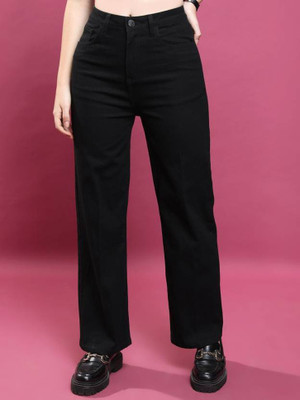 p.x.5 Straight Fit Women Black Jeans