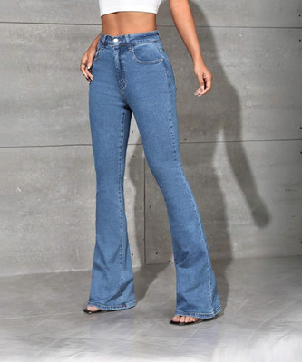 KOTTY Boot-Leg Women Blue Jeans