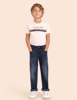U.S. POLO ASSN. Relaxed Fit Boys Blue Jeans