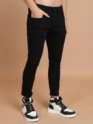 itup Slim Men Black Jeans