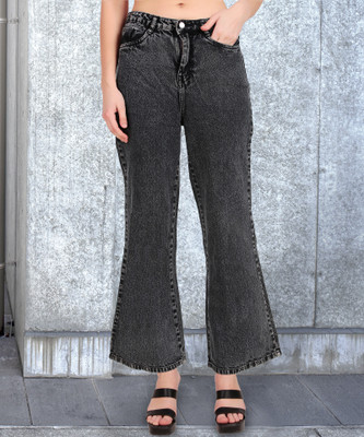 Coutume Collections Flared Women Black, Blue Jeans