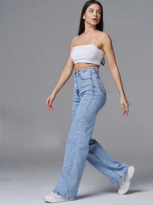 M MODDY Straight Fit Women Light Blue Jeans