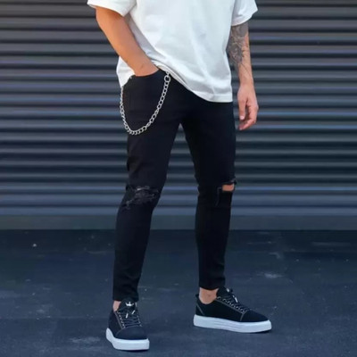 RusticBlooms Regular Men Black Jeans