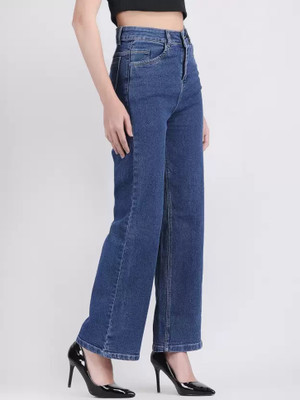 linaria Loose Fit Women Dark Blue Jeans