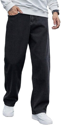 Zaba Denim Loose Fit Men Black Jeans