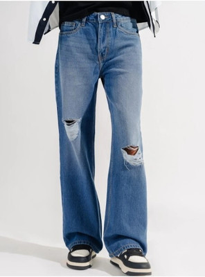 Rockwell Relaxed Fit Men Blue Jeans