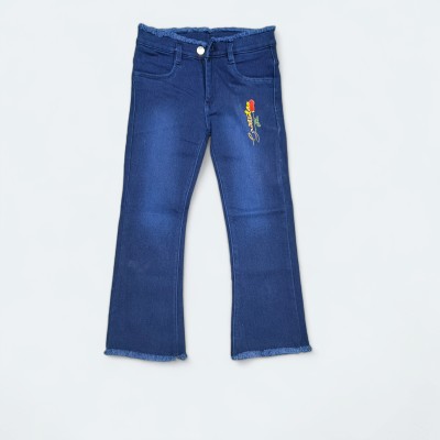 JOVS HIL Regular Girls Dark Blue Jeans