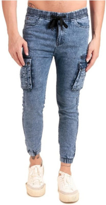 METRONAUT Jogger Fit Men Light Blue Jeans