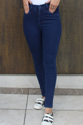 Harvilsan Slim Women Dark Blue Jeans