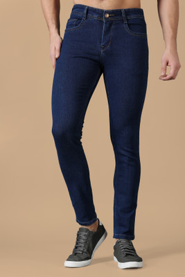 ZAYSH Slim Men Dark Blue Jeans