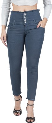 ATVAJAIN Skinny Women Grey Jeans