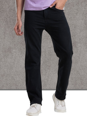 Marsh-X Relaxed Fit Men Black Jeans