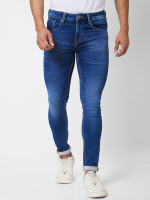 Spykar Skinny Men Blue Jeans