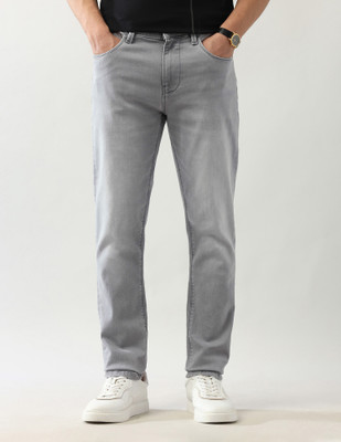Arrow Newyork Slim Men Grey Jeans