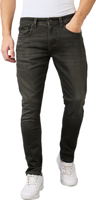 Spykar Slim Men Green Jeans