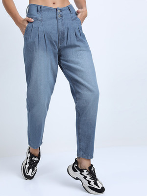 Tokyo Talkies Boyfriend Women Blue Jeans