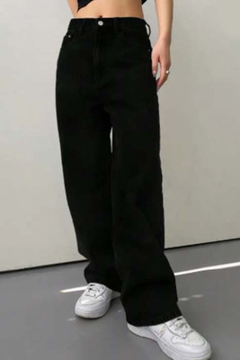 Reward Loose Fit Women Black Jeans