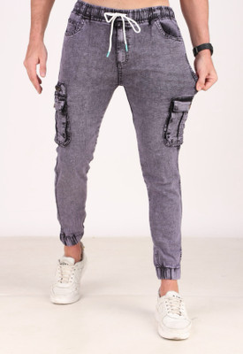 Last Exit Lifestyle Jogger Fit Men Grey Jeans