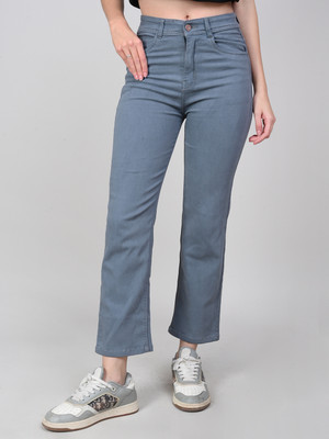 NEUNK Boot-Leg Women Dark Blue Jeans