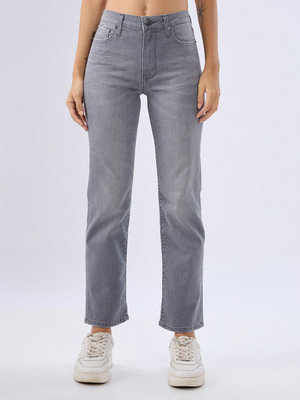 Spykar Slim Women Grey Jeans