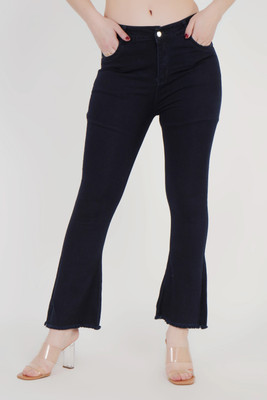 Krishneshwar Apparel Boot-Leg Women Dark Blue Jeans