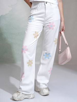 Tokyo Talkies Women White Jeans