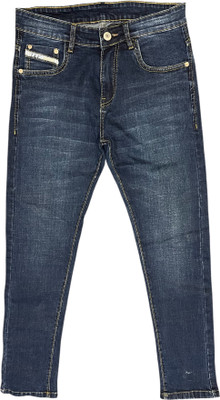 T&F X.D.N.M Tapered Fit Men Blue Jeans