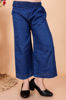 JY TRADERS Loose Fit Girls Blue Jeans