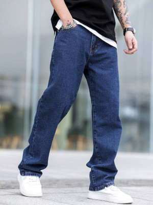 markview Loose Fit Men Dark Blue Jeans