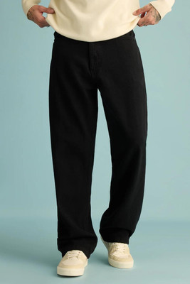 EVERGREEN ENTERPRISE Loose Fit Men Black Jeans