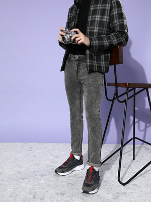 Roadster Skinny Men Grey Jeans