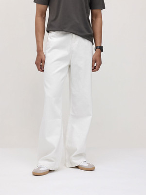 Roadster Boot-Leg Men White Jeans