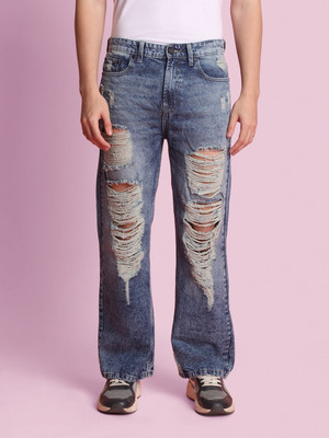 Bene Kleed Loose Fit Men Blue Jeans