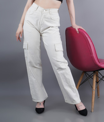shre.ce Regular Women Beige Jeans