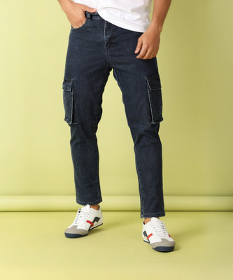 V-MART Loose Fit Men Dark Blue Jeans