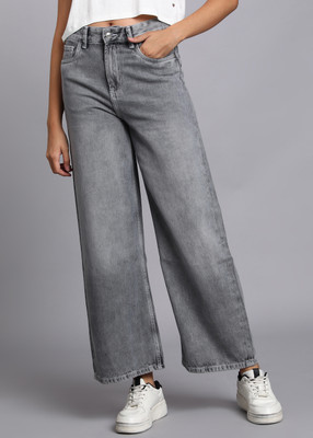 KILLER Loose Fit Women Grey Jeans