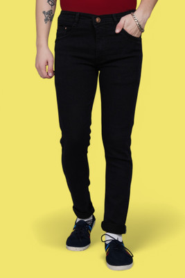 Lzard Slim Men Black Jeans