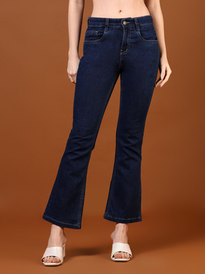 V-MART Boot-Leg Women Dark Blue Jeans