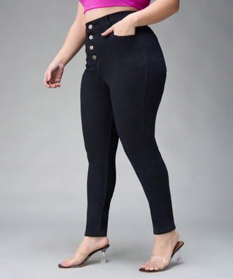 Miss Chase Skinny Women Black Jeans