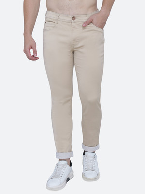 AWACK Regular Men Beige Jeans