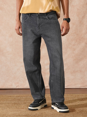 WROGN Loose Fit Men Grey Jeans