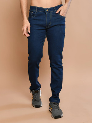 Lzard Slim Men Dark Blue Jeans