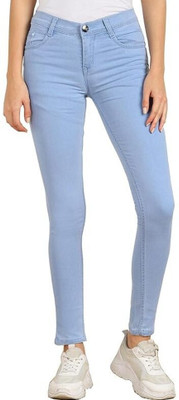 ORSUMSTYLE Skinny Women Light Blue Jeans